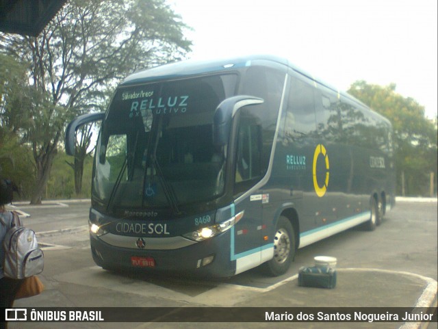 Viação Cidade Sol 8460 na cidade de Piritiba, Bahia, Brasil, por Mario dos Santos Nogueira Junior. Número da foto: #12132076.