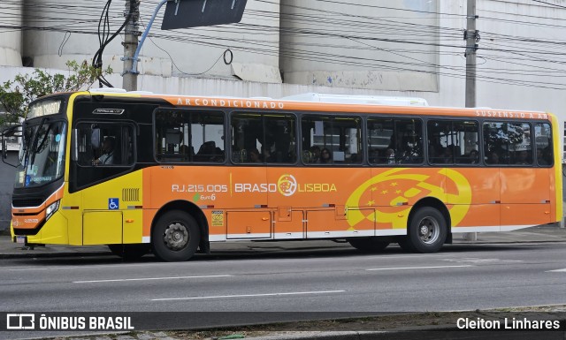 Empresa de Transportes Braso Lisboa RJ 215.005 na cidade de Niterói, Rio de Janeiro, Brasil, por Cleiton Linhares. Número da foto: #12132511.