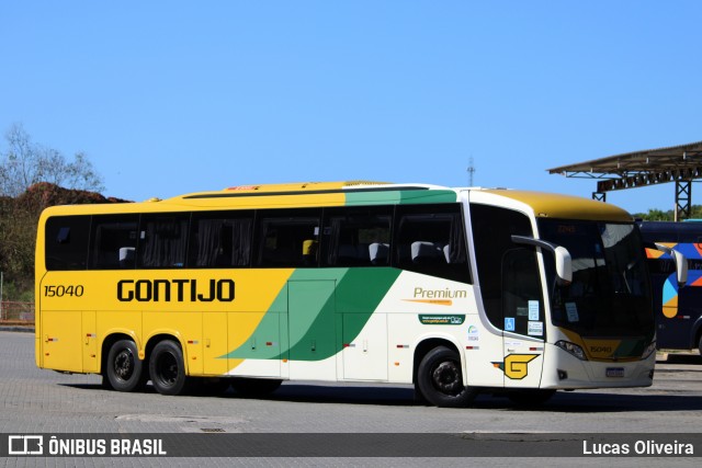 Empresa Gontijo de Transportes 15040 na cidade de Guarapari, Espírito Santo, Brasil, por Lucas Oliveira. Número da foto: #12133785.