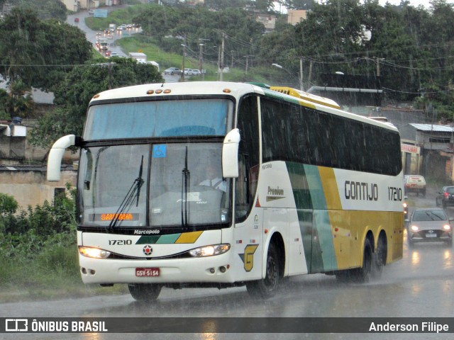 Empresa Gontijo de Transportes 17210 na cidade de Varginha, Minas Gerais, Brasil, por Anderson Filipe. Número da foto: #12131994.
