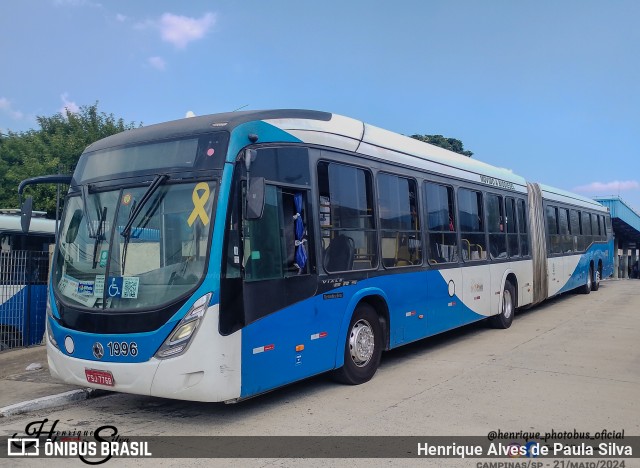 VB Transportes e Turismo 1996 na cidade de Campinas, São Paulo, Brasil, por Henrique Alves de Paula Silva. Número da foto: #12134207.