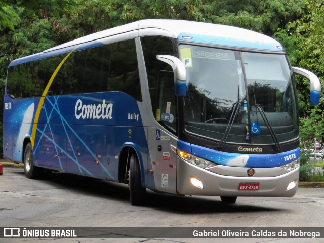 Viação Cometa 18518 na cidade de São Paulo, São Paulo, Brasil, por Gabriel Oliveira Caldas da Nobrega. Número da foto: #12133427.