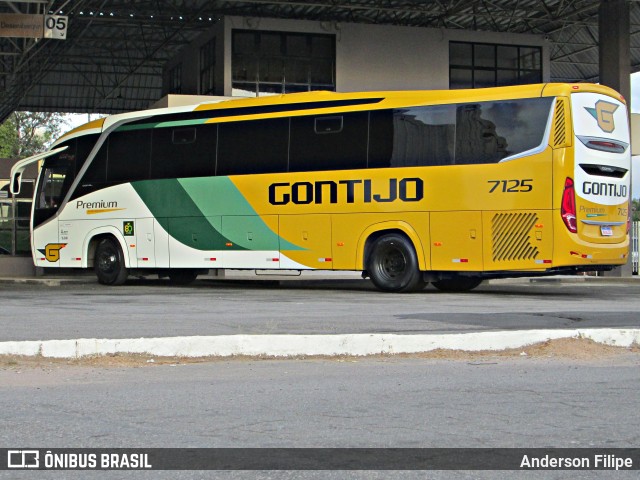 Empresa Gontijo de Transportes 7125 na cidade de Varginha, Minas Gerais, Brasil, por Anderson Filipe. Número da foto: #12132009.