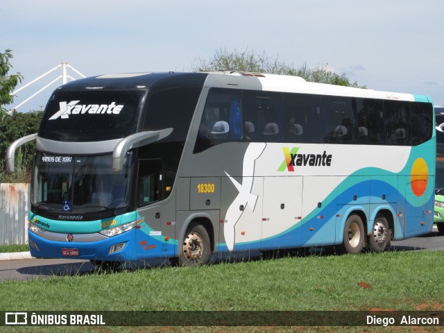 Viação Xavante 18300 na cidade de Brasília, Distrito Federal, Brasil, por Diego Alarcon. Número da foto: #12133215.