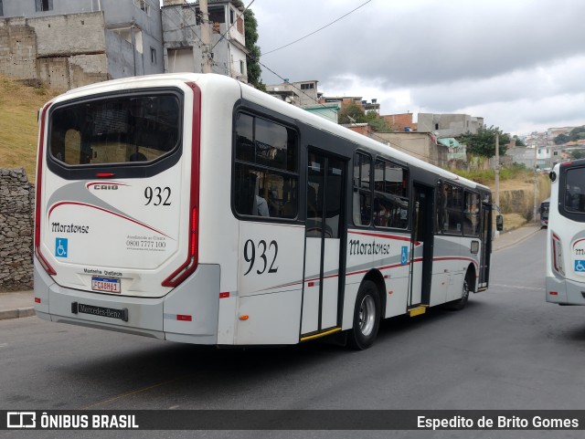 Auto Ônibus Moratense 932 na cidade de Francisco Morato, São Paulo, Brasil, por Espedito de Brito Gomes. Número da foto: #12132629.