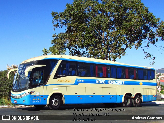 Viação Novo Horizonte 1029311 na cidade de Montes Claros, Minas Gerais, Brasil, por Andrew Campos. Número da foto: #12133874.