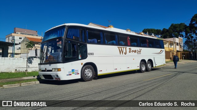 WJ Brasil Turismo 92003 na cidade de Curitiba, Paraná, Brasil, por Carlos Eduardo S.  Rocha. Número da foto: #12133411.