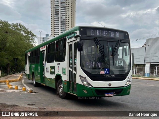 Viação Paraense Cuiabá Transportes 1144 na cidade de Cuiabá, Mato Grosso, Brasil, por Daniel Henrique. Número da foto: #12133105.
