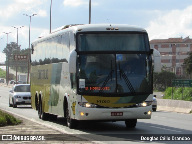 Empresa Gontijo de Transportes 14010 na cidade de Belo Horizonte, Minas Gerais, Brasil, por Douglas Célio Brandao. Número da foto: #12133731.
