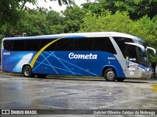 Viação Cometa 18505 na cidade de São Paulo, São Paulo, Brasil, por Gabriel Oliveira Caldas da Nobrega. Número da foto: #12132039.
