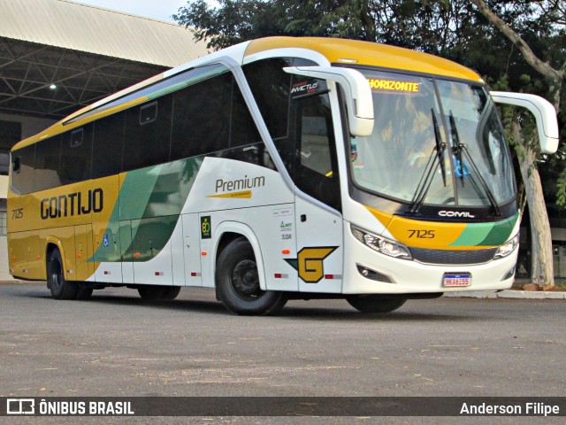 Empresa Gontijo de Transportes 7125 na cidade de Varginha, Minas Gerais, Brasil, por Anderson Filipe. Número da foto: #12132010.
