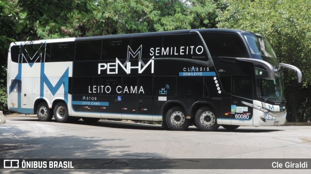Empresa de Ônibus Nossa Senhora da Penha 60080 na cidade de São Paulo, São Paulo, Brasil, por Cle Giraldi. Número da foto: #12132384.