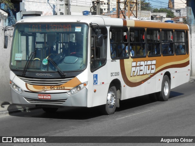Transportes Fabio's DC 2.260 na cidade de Duque de Caxias, Rio de Janeiro, Brasil, por Augusto César. Número da foto: #12132808.