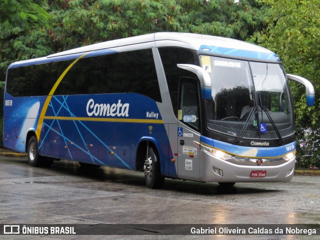 Viação Cometa 18519 na cidade de São Paulo, São Paulo, Brasil, por Gabriel Oliveira Caldas da Nobrega. Número da foto: #12133435.