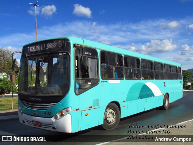 Solaris Transportes 14112 na cidade de Montes Claros, Minas Gerais, Brasil, por Andrew Campos. Número da foto: #12133940.