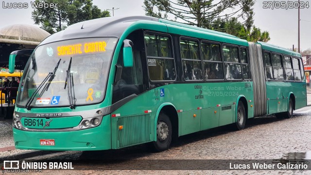Transporte Coletivo Glória BB614 na cidade de Curitiba, Paraná, Brasil, por Lucas Weber Calizario. Número da foto: #12132650.