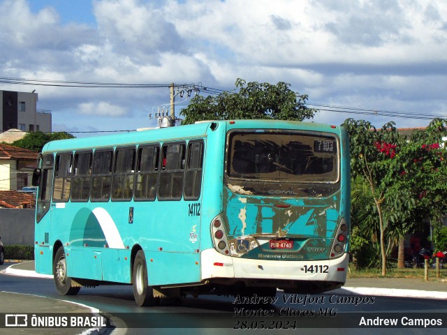 Solaris Transportes 14112 na cidade de Montes Claros, Minas Gerais, Brasil, por Andrew Campos. Número da foto: #12133943.