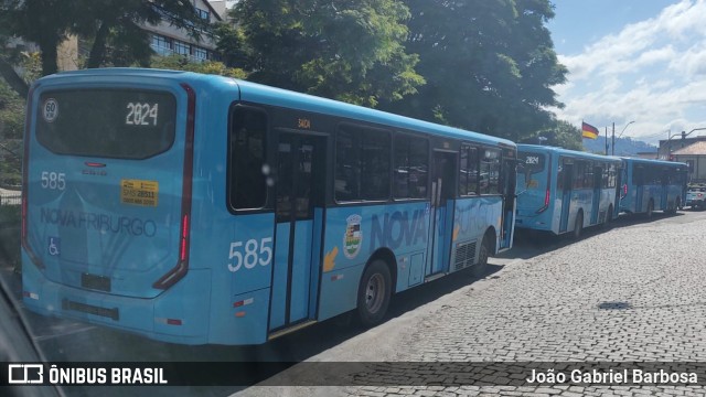 FAOL - Friburgo Auto Ônibus 585 na cidade de Nova Friburgo, Rio de Janeiro, Brasil, por João Gabriel Barbosa. Número da foto: #12132326.