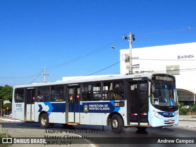 Solaris Transportes 13100 na cidade de Montes Claros, Minas Gerais, Brasil, por Andrew Campos. Número da foto: #12133820.