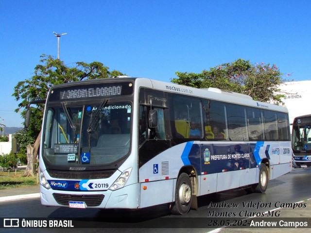 Solaris Transportes 20119 na cidade de Montes Claros, Minas Gerais, Brasil, por Andrew Campos. Número da foto: #12133829.