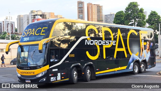 Expresso Nordeste 5990 na cidade de Ribeirão Preto, São Paulo, Brasil, por Cicero Augusto. Número da foto: #12132761.