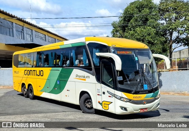 Empresa Gontijo de Transportes 19520 na cidade de Lavras, Minas Gerais, Brasil, por Marcelo Leite. Número da foto: #12132530.