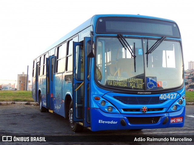 Salvadora Transportes > Transluciana 40427 na cidade de Belo Horizonte, Minas Gerais, Brasil, por Adão Raimundo Marcelino. Número da foto: #12134100.