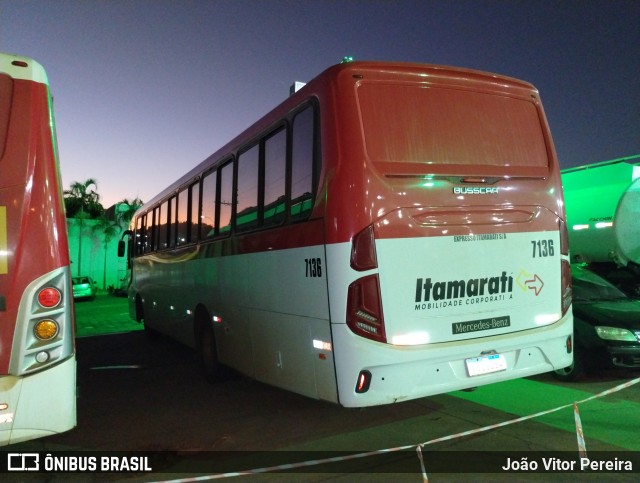 Expresso Itamarati 7136 na cidade de Fernandópolis, São Paulo, Brasil, por João Vitor Pereira. Número da foto: #12068342.