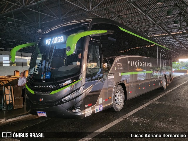 Viação Garcia 92080 na cidade de Bauru, São Paulo, Brasil, por Lucas Adriano Bernardino. Número da foto: #12070000.