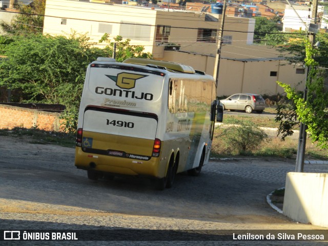 Empresa Gontijo de Transportes 14910 na cidade de Caruaru, Pernambuco, Brasil, por Lenilson da Silva Pessoa. Número da foto: #12070393.