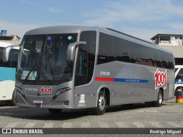 Auto Viação 1001 RJ 108.1218 na cidade de Rio de Janeiro, Rio de Janeiro, Brasil, por Rodrigo Miguel. Número da foto: #12068979.