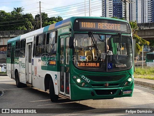 OT Trans - Ótima Salvador Transportes 21352 na cidade de Salvador, Bahia, Brasil, por Felipe Damásio. Número da foto: #12069095.
