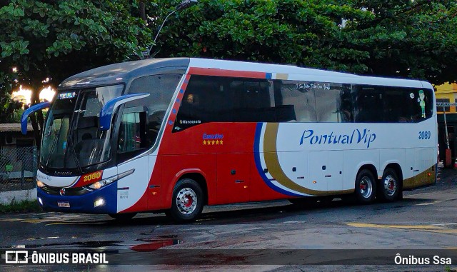 Pontual Vip 2080 na cidade de Salvador, Bahia, Brasil, por Ônibus Ssa. Número da foto: #12068302.