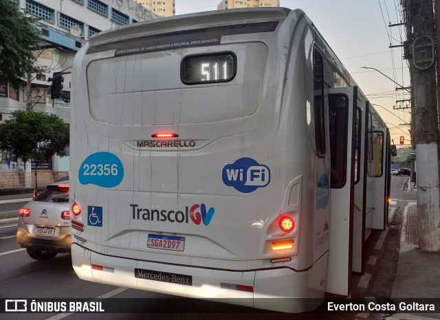 Nova Transporte 22356 na cidade de Cariacica, Espírito Santo, Brasil, por Everton Costa Goltara. Número da foto: #12069689.