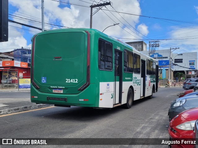 OT Trans - Ótima Salvador Transportes 21412 na cidade de Salvador, Bahia, Brasil, por Augusto Ferraz. Número da foto: #12069055.