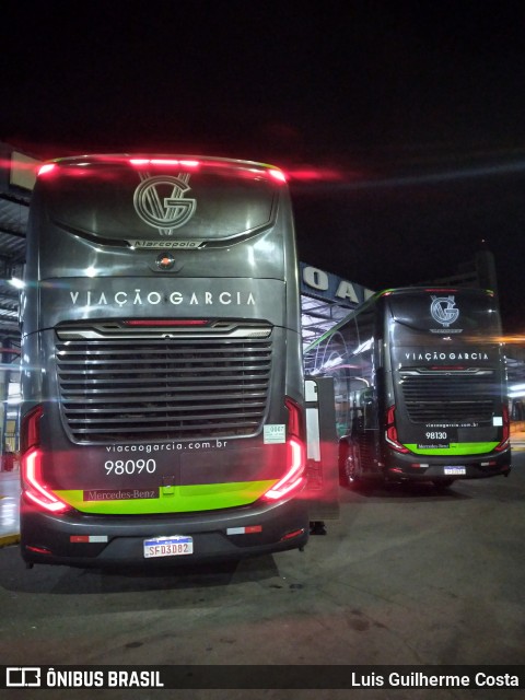 Viação Garcia 98090 na cidade de Presidente Prudente, São Paulo, Brasil, por Luis Guilherme Costa. Número da foto: #12070048.