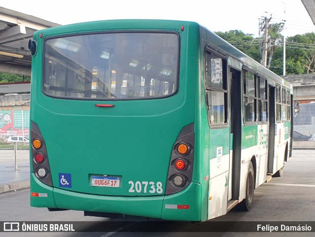 OT Trans - Ótima Salvador Transportes 20738 na cidade de Salvador, Bahia, Brasil, por Felipe Damásio. Número da foto: #12069097.