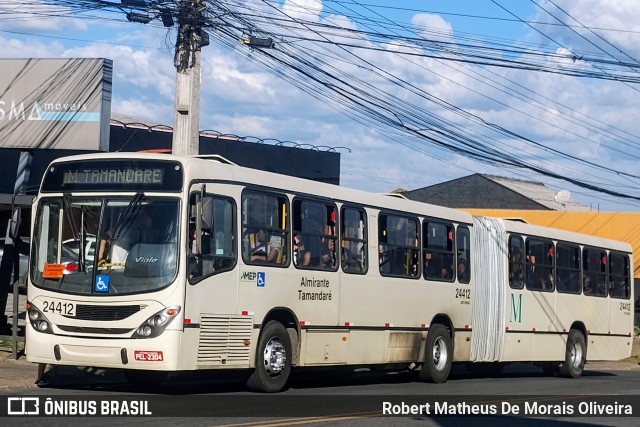 Viação Antonina 24412 na cidade de Almirante Tamandaré, Paraná, Brasil, por Robert Matheus De Morais Oliveira. Número da foto: #12068247.