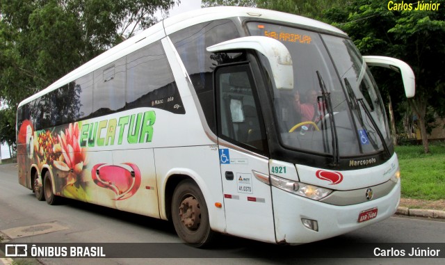 Eucatur - Empresa União Cascavel de Transportes e Turismo 4921 na cidade de Cuiabá, Mato Grosso, Brasil, por Carlos Júnior. Número da foto: #12070838.
