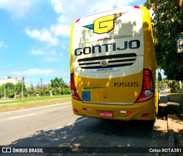 Empresa Gontijo de Transportes 19585 na cidade de Ipatinga, Minas Gerais, Brasil, por Celso ROTA381. Número da foto: #12068600.