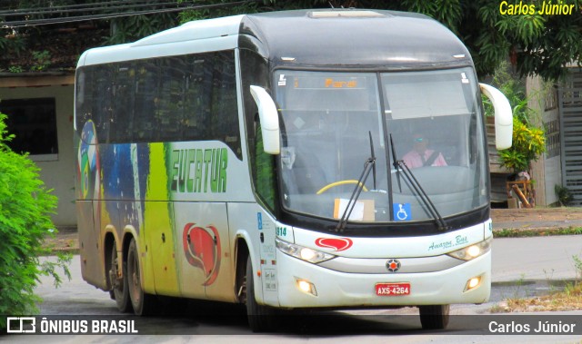 Eucatur - Empresa União Cascavel de Transportes e Turismo 4914 na cidade de Cuiabá, Mato Grosso, Brasil, por Carlos Júnior. Número da foto: #12070731.