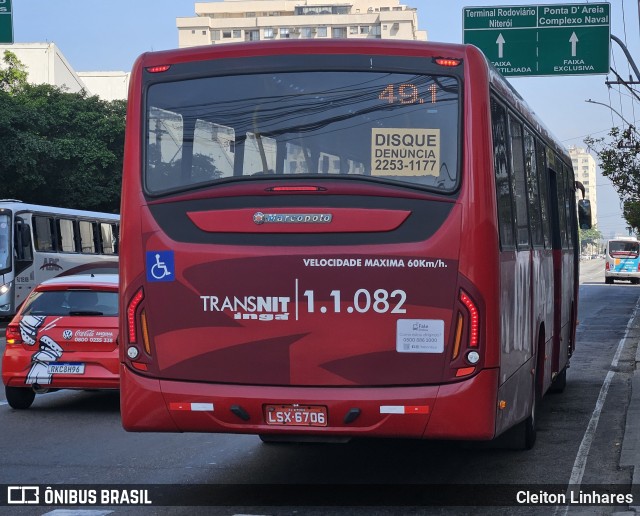 Auto Lotação Ingá 1.1.082 na cidade de Niterói, Rio de Janeiro, Brasil, por Cleiton Linhares. Número da foto: #12069394.