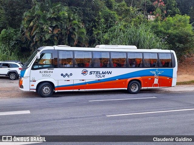Stelman Tour Transporte Rodoviário de Passageiros 3550 na cidade de Areal, Rio de Janeiro, Brasil, por Claudenir Galdino. Número da foto: #12069550.