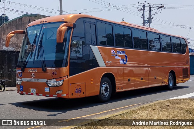 TRACOPA - Transportes Costarricenses Panameños 46 na cidade de Catedral, San José, San José, Costa Rica, por Andrés Martínez Rodríguez. Número da foto: #12069989.