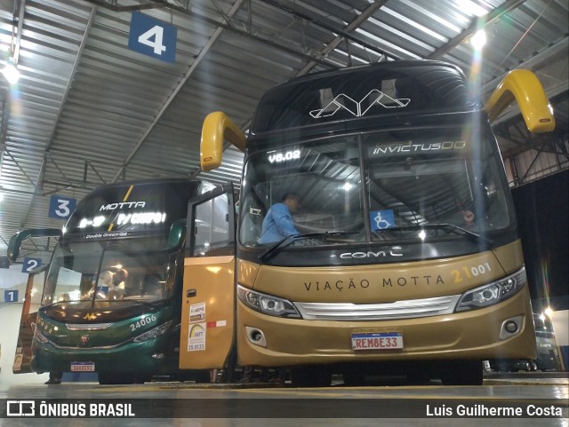 Viação Motta 21001 na cidade de Presidente Prudente, São Paulo, Brasil, por Luis Guilherme Costa. Número da foto: #12070151.