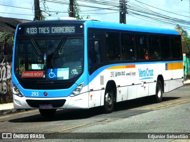 Expresso Vera Cruz 293 na cidade de Recife, Pernambuco, Brasil, por Edjunior Sebastião. Número da foto: #12068872.