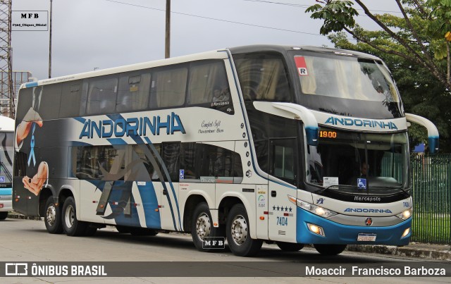 Empresa de Transportes Andorinha 7404 na cidade de São Paulo, São Paulo, Brasil, por Moaccir  Francisco Barboza. Número da foto: #12068795.