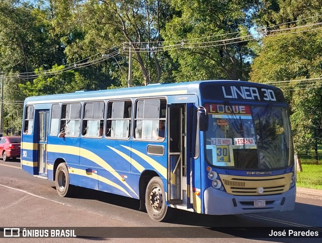 Vanguardia SACI - Línea 30 90 na cidade de Luque, Central, Paraguai, por José Paredes. Número da foto: #12069976.