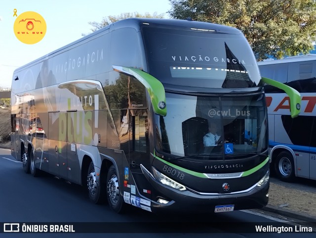 Viação Garcia 88018 na cidade de Campinas, São Paulo, Brasil, por Wellington Lima. Número da foto: #12134424.