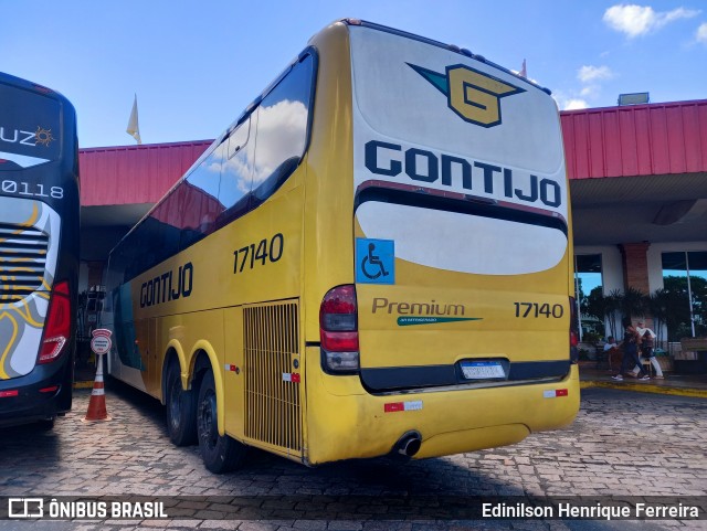 Empresa Gontijo de Transportes 17140 na cidade de Limeira, São Paulo, Brasil, por Edinilson Henrique Ferreira. Número da foto: #12135094.